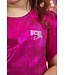 B.Nosy zomer top meisjes - K3 - sugar plum roze AOP - metallic, plissee - Brynn