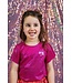 B.Nosy zomer top meisjes - K3 - sugar plum roze AOP - metallic, plissee - Brynn