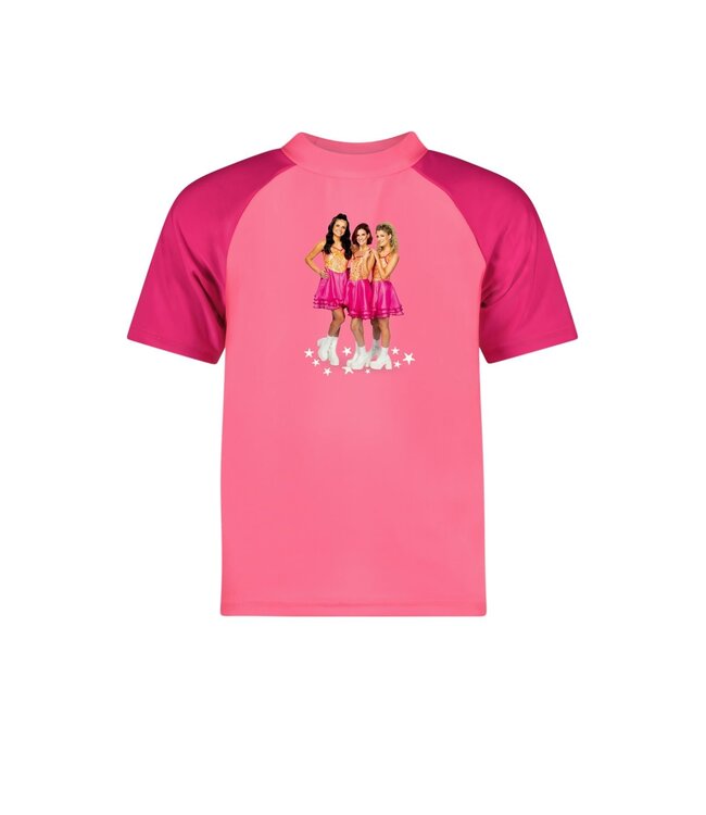B.Nosy zomer UV shirt meisjes - K3 - sugar plum roze - Water