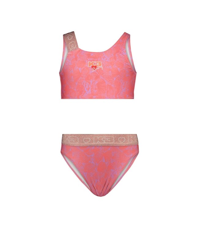 B.Nosy zomer bikini meisjes - K3 - paars AOP - Wixie