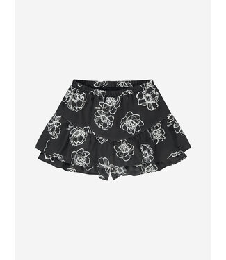 Nik&Nik zomer skort meisjes - zwart - Rose