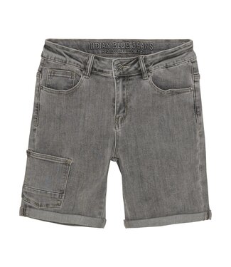 Indian Blue Jeans Zomer jeans short jongens - grijs - wide fit