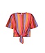 B.Nosy zomer top meisjes - multi streep - knoop - Bonny