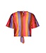 B.Nosy zomer top meisjes - multi streep - knoop - Bonny