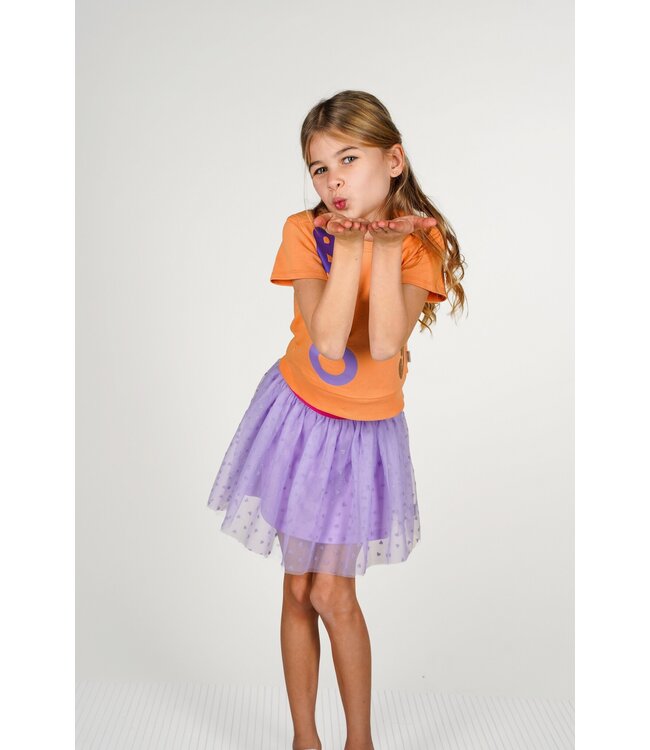 B.Nosy zomer rok meisjes - paars - mesh - River