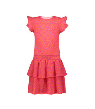 B.Nosy zomer jurk meisjes - fabulous roze AOP - Delphi