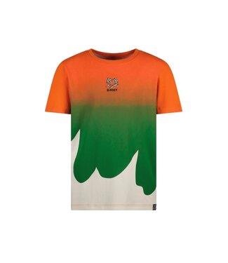 B.Nosy zomer t-shirt jongens - rood/groen/wit AOP - Timmy