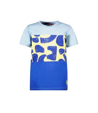 B.Nosy zomer t-shirt jongens - blauw AOP - Tyler