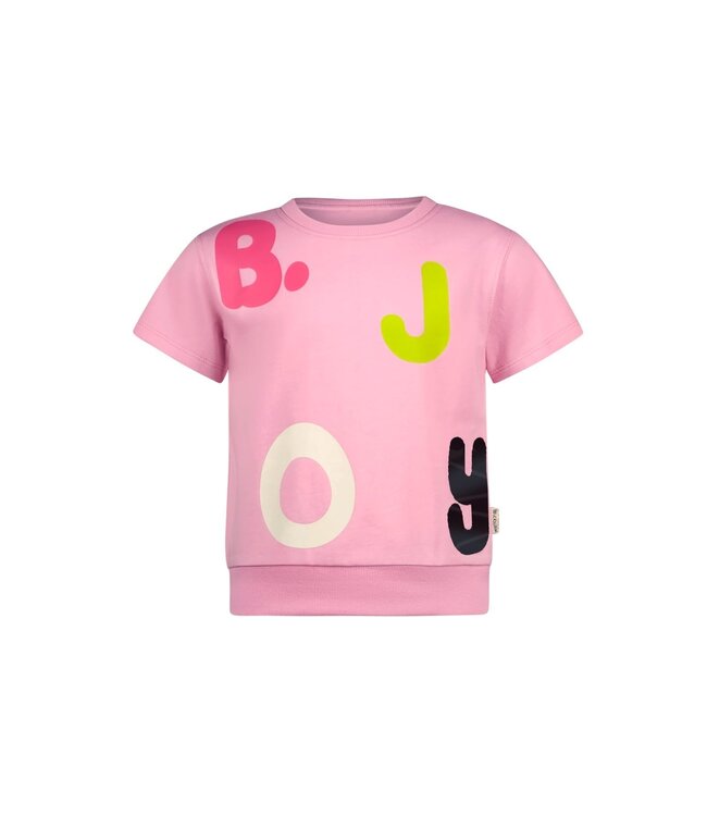 B.Nosy zomer sweat shirt meisjes - roze glazuur - Sadie