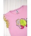 B.Nosy zomer top meisjes - roze glazuur - broderie mouw - Taria