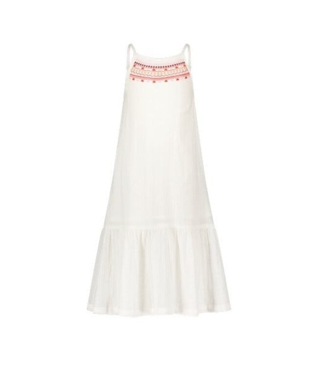Like Flo zomer maxi jurk meisjes off wit Mia Kinderkleding