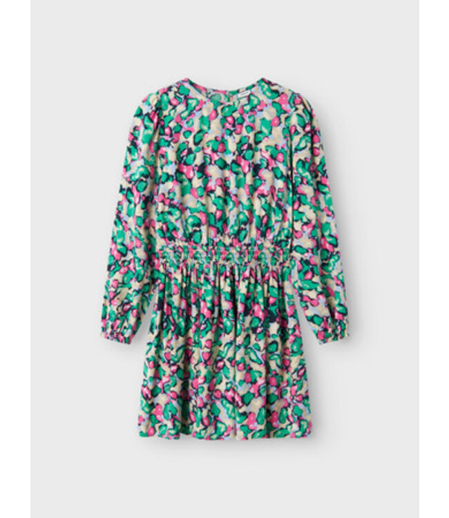 Name it zomer jurk meisjes - blauw - Nkfdermi