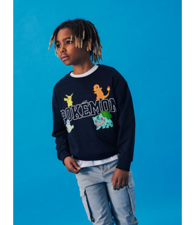 Name it zomer sweater jongens - blauw - Nkmday