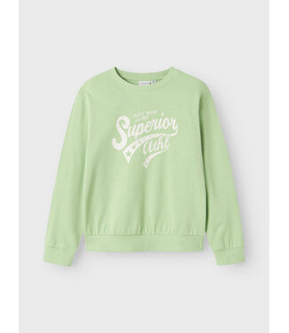 Name it zomer sweater meisjes - groen - Nkfvenus