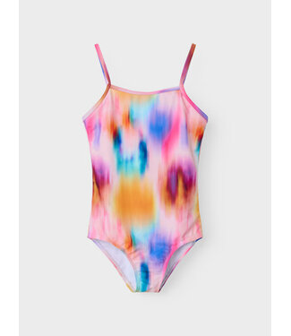 Name it zomer badpak meisjes - oranje - Nkfpzala