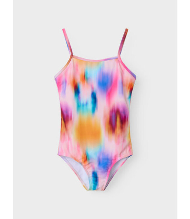 Name it zomer badpak meisjes - oranje - Nkfpzala