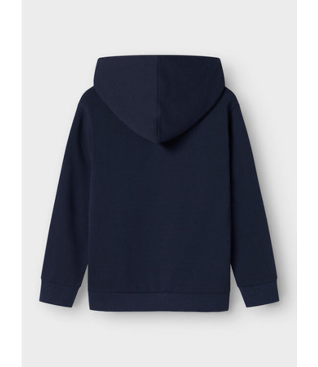 Name it zomer hoodie jongens - blauw - Nkmbedog