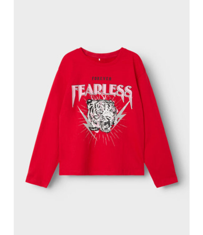 Name it zomer top meisjes - rood - Nkfronna