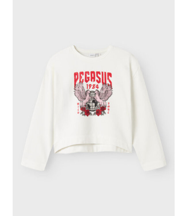 Name it zomer sweater meisjes - wit - Nkfrositta