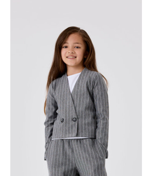 Name it zomer blazer meisjes - grijs - Nkfolaise