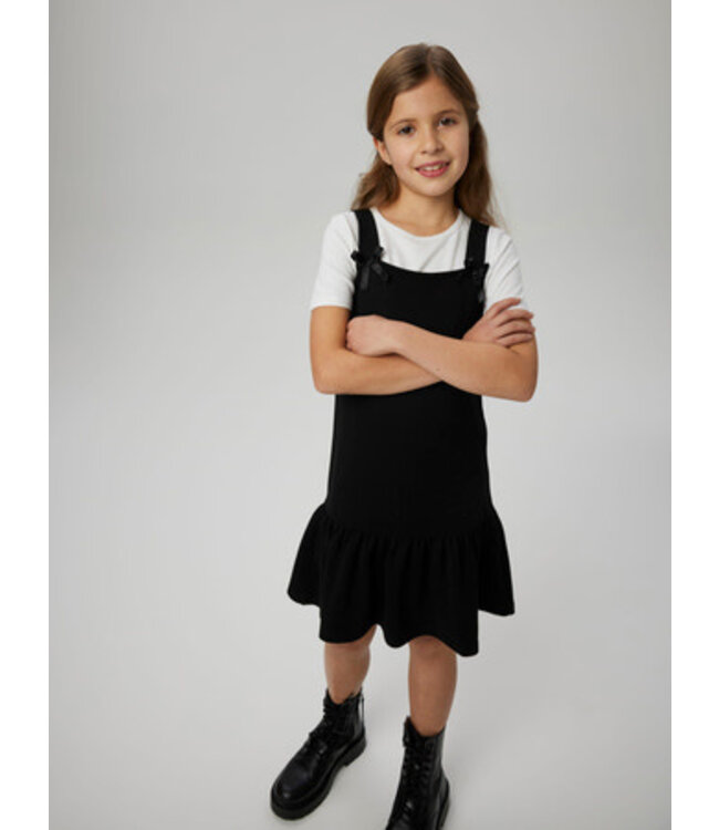 Name it zomer jurk meisjes - zwart - Nkftillone