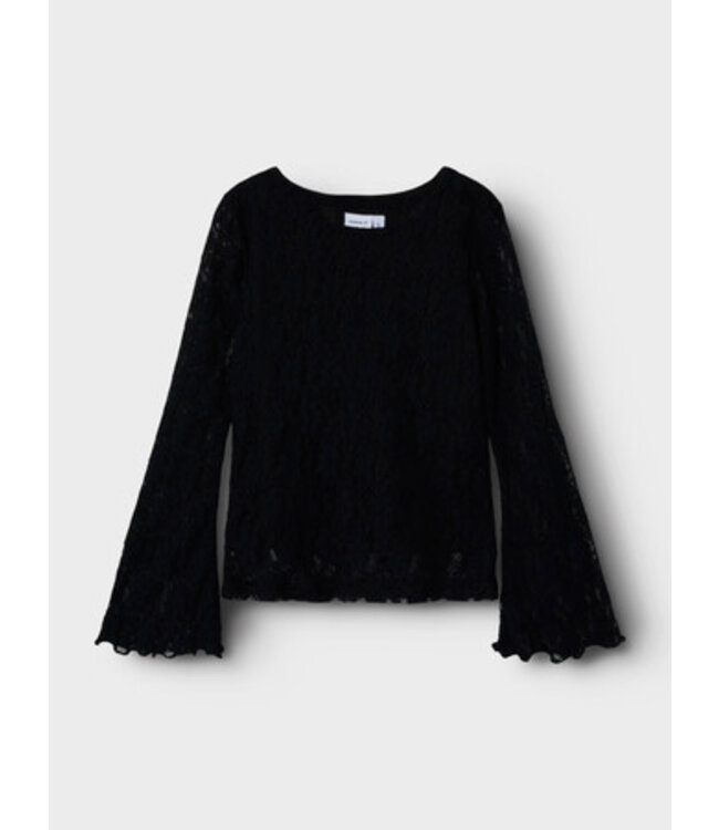 Name it zomer top meisjes - zwart - Nkftepine