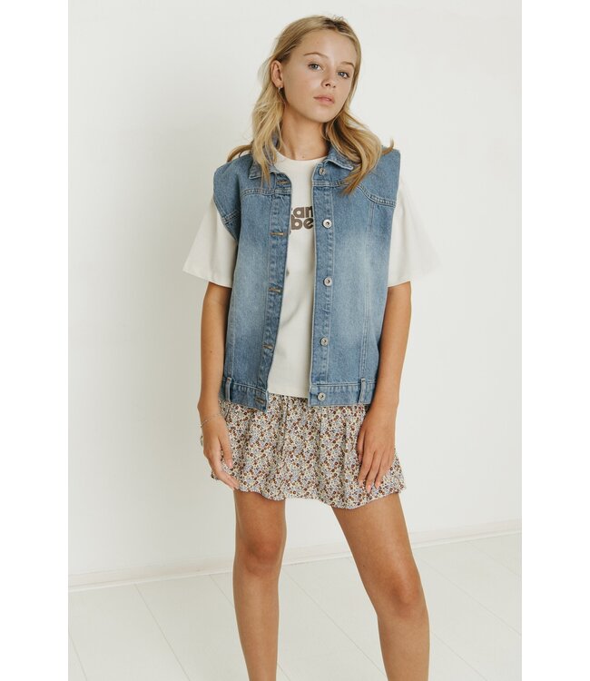 Frankie & Liberty Zomer skort meisjes - multi - bloemenprint - Riona