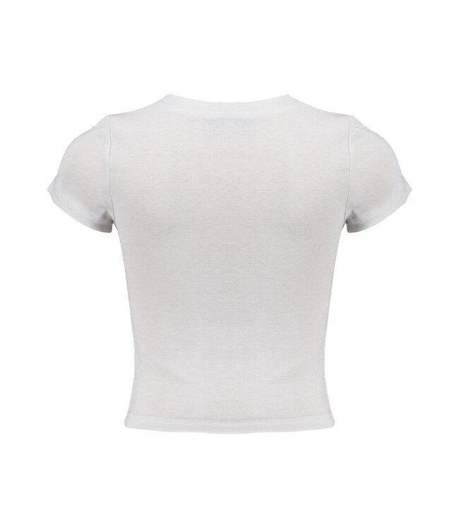 Frankie & Liberty Zomer top - glitter meisjes - zilver zand - Sare