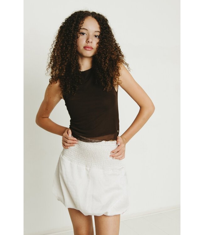 Frankie & Liberty Zomer top meisjes - bruin - Sadee