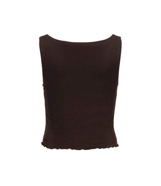 Frankie & Liberty Zomer top meisjes - bruin - Sadee