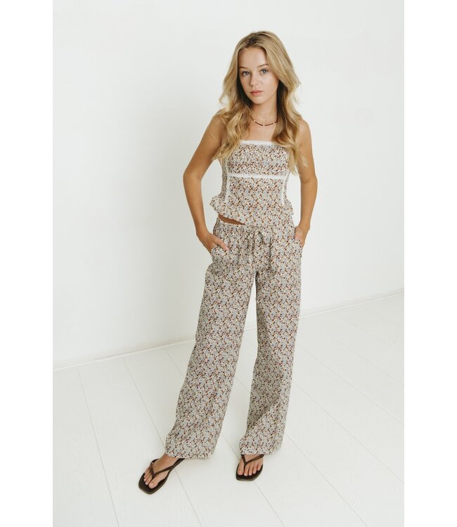 Frankie & Liberty Zomer top meisjes - multi - bloemenprint - Sterre