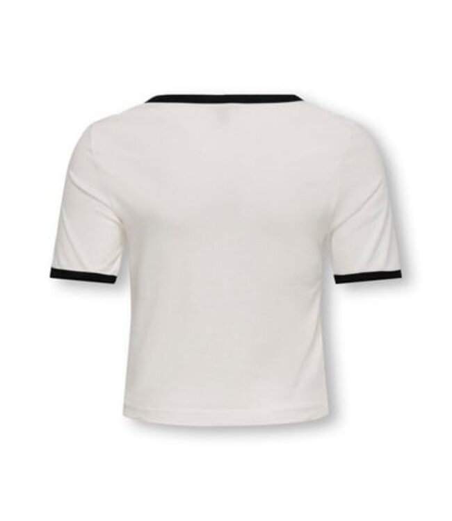 Kids ONLY zomer t-shirt S/S meisjes - off wit - Kognina