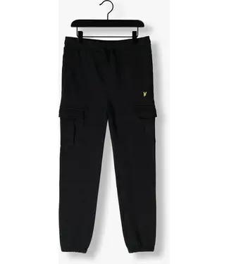 Lyle & Scott winter sweat broek jongens - Jet zwart - Cargo