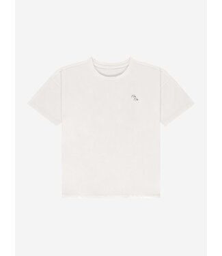 Nik&Nik zomer t-shirt meisjes - off wit, foil - Belle