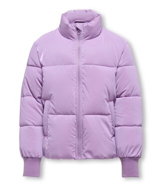 Kids ONLY winterjas meisjes puffer - paars - Kogelise
