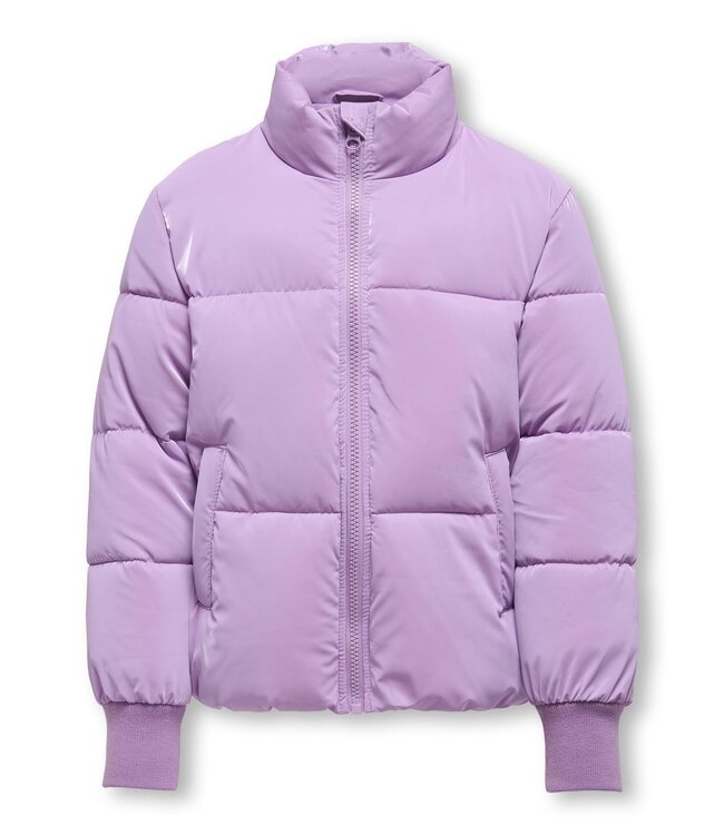 Kids ONLY winterjas meisjes puffer - paars - Kogelise