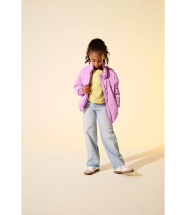 Kids ONLY winterjas meisjes puffer - paars - Kogelise