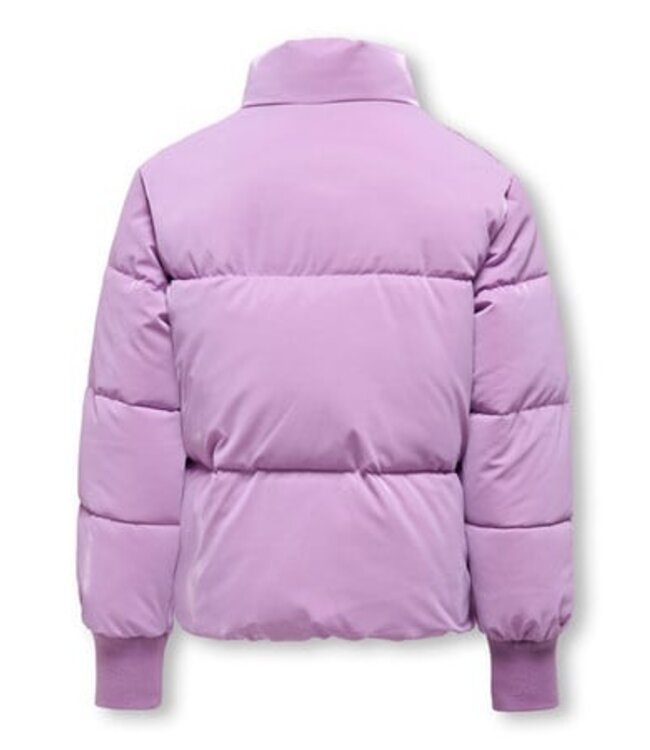 Kids ONLY winterjas meisjes puffer - paars - Kogelise