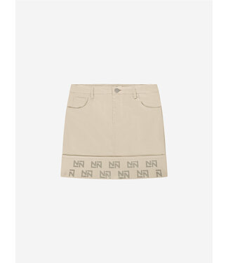 Nik&Nik zomer rok meisjes - taupe - Floor