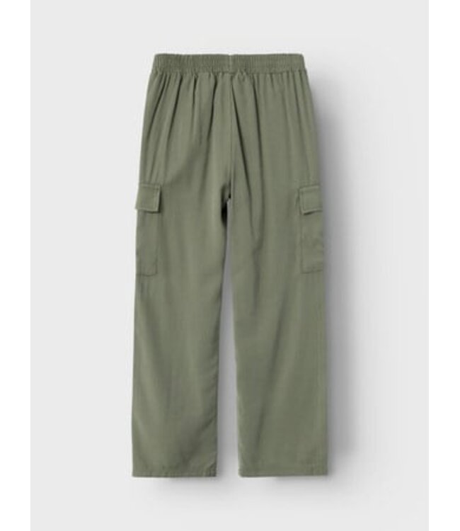 Name it zomer cargo broek meisjes - groen - straight fit - NkfBella