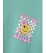 Name it zomer t-shirt meisjes - turquoise - box fit - NkfKailamos