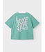 Name it zomer t-shirt meisjes - turquoise - box fit - NkfKailamos