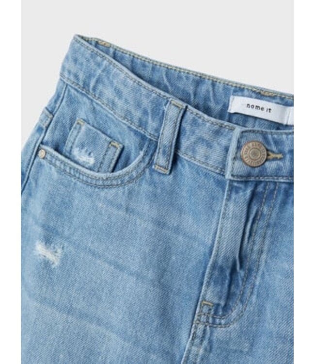 Name it zomer jeans rok lang - licht blauw denim - NkfKat