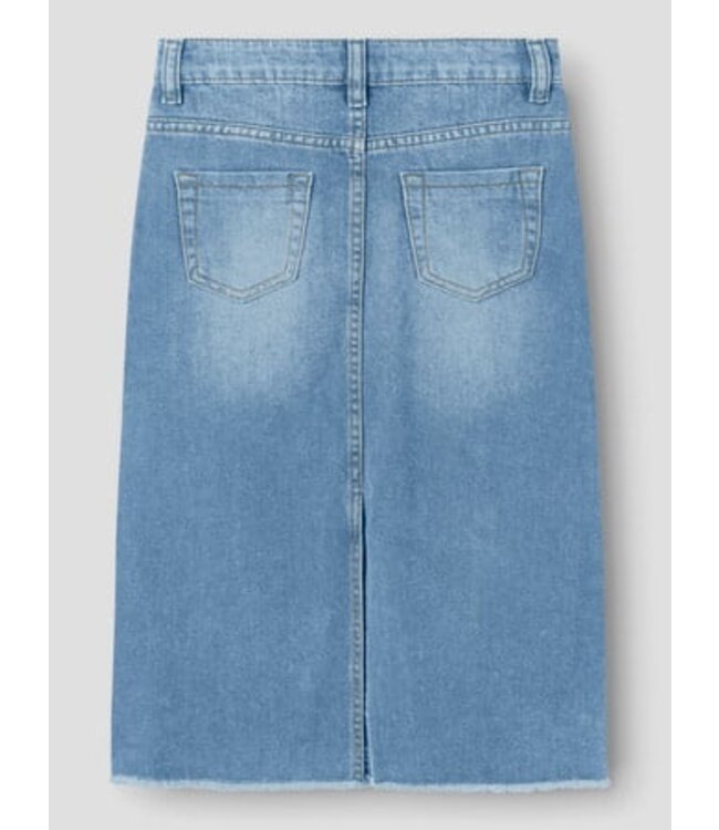 Name it zomer jeans rok lang - licht blauw denim - NkfKat
