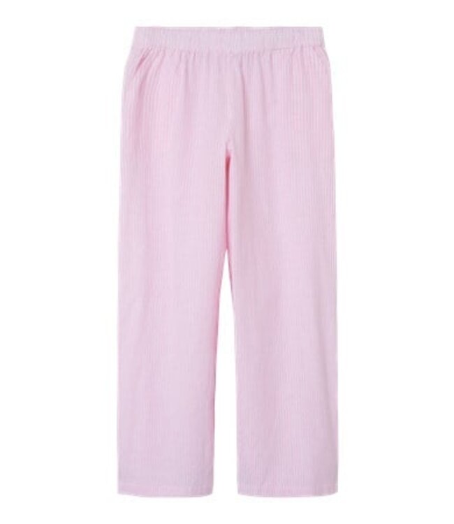 Name it zomer broek meisjes - roze - NknJela - wide leg fit