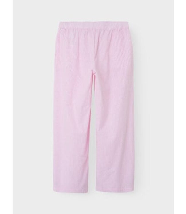 Name it zomer broek meisjes - roze - NknJela - wide leg fit