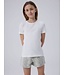 Name it zomer short meisjes - wit - mom fit - NkfRose