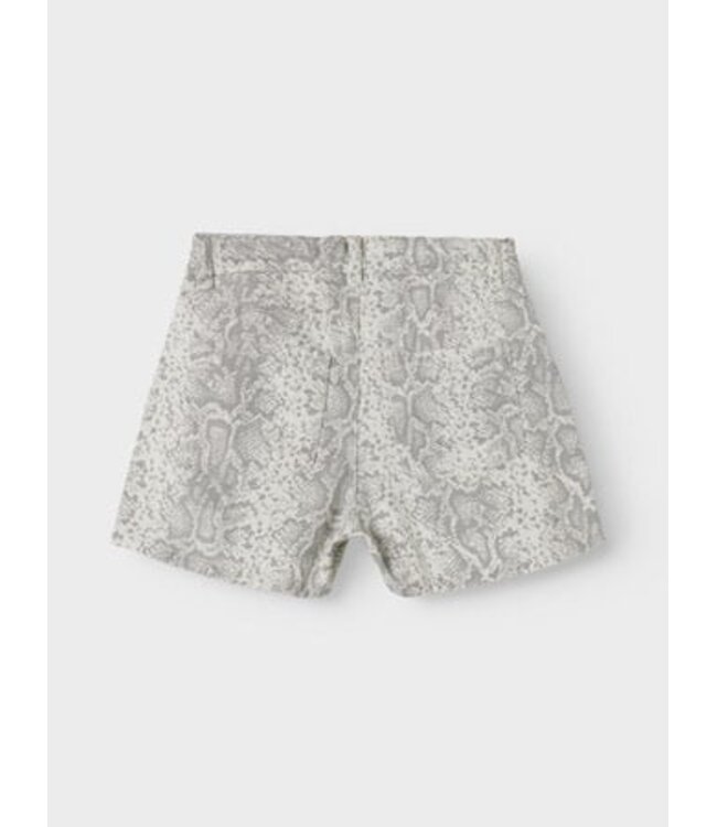 Name it zomer short meisjes - wit - mom fit - NkfRose