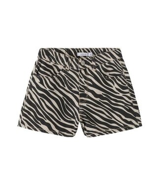 Name it zomer short meisjes - grijs - mom fit - NkfRose