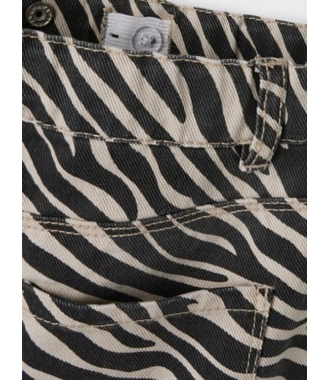 Name it zomer short meisjes - grijs - mom fit - NkfRose